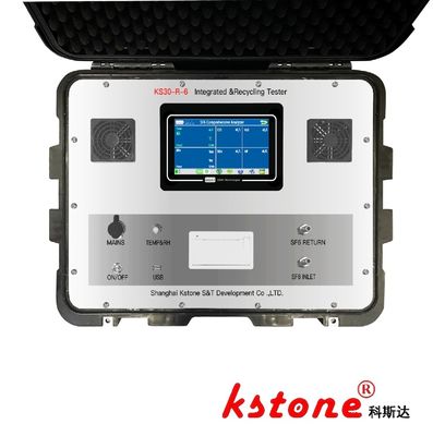 เครื่องทดสอบ SF6 อัจฉริยะแบบครบวงจร พร้อมการรีไซเคิล, ความบริสุทธิ์, ไมโครวอเตอร์, ผลิตภัณฑ์จากการสลายตัว [KS30-R-6]