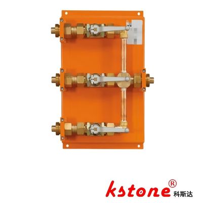 เครื่องกระจายก๊าซหลายรอบหนึ่งตัว มี 1 ทางเข้าและ 3 ทางออก เครื่องแปลงหลายช่อง